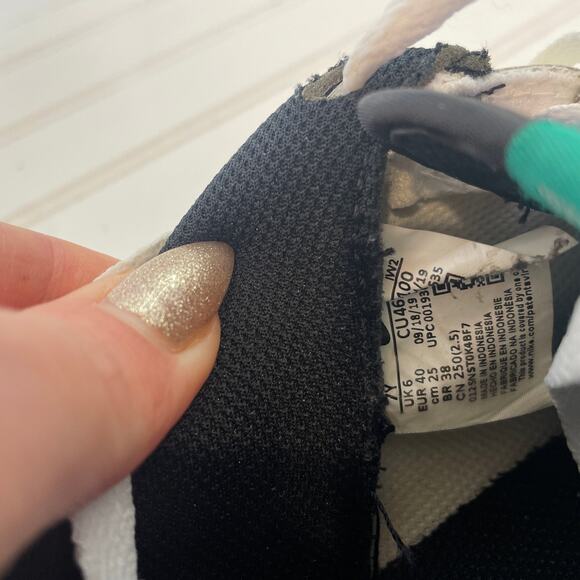 Nike Air Force 1 Melted Crayon Slip-resistant Lightweight Lace Up Boys Size 7 - Picture 8 of 8